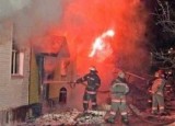 Здание сгорело в Магнитогорске
