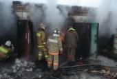 10 человек тушили гараж в Магнитогорске