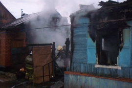 14 человек тушили жилой дом в Коркино