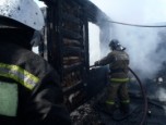 10 человек в бане боролись с огнем