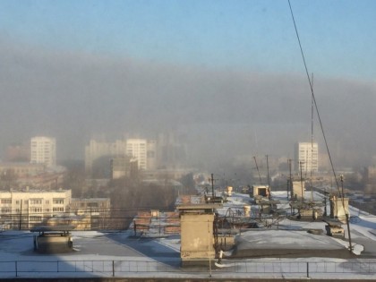 Серый смог стоит в Челябинске