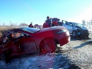 Четверо пострадали в ДТП на дороге в Долгодеревенское