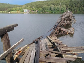 Мост из знаменитого фильма «Вечный зов» рассыпался в Башкирии
