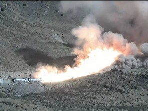 Самая мощная в истории NASA ракета выжгла холмы в штате Юта