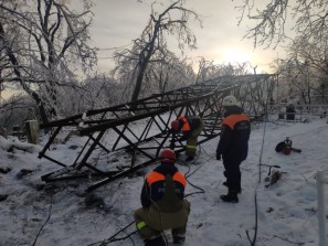60 тысяч жителей Владивостока оказались без электричества в результате удара циклона