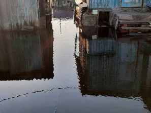Третьи сутки топит поселок Горняк в Копейске
