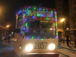 Новогодний трамвай в Челябинске работал до полуночи