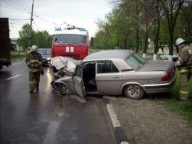 Дорожная авария на улице Чайковского