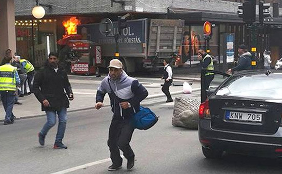 Теракт в Стокгольме, пятеро погибших