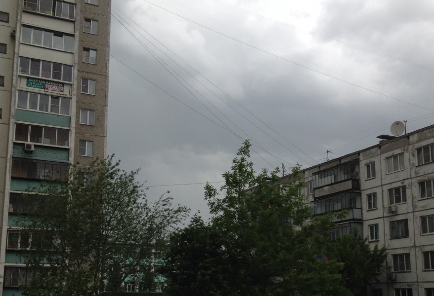 Шторм в Челябинске начался