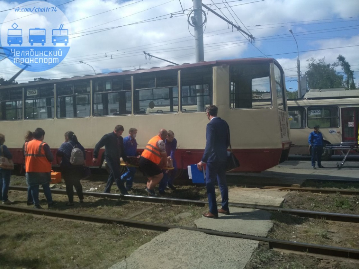 Пенсионерка попала под трамвай в Челябинске