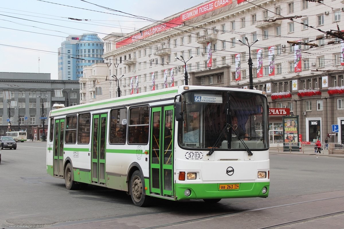 В Челябинске изменен маршрут автобуса №64