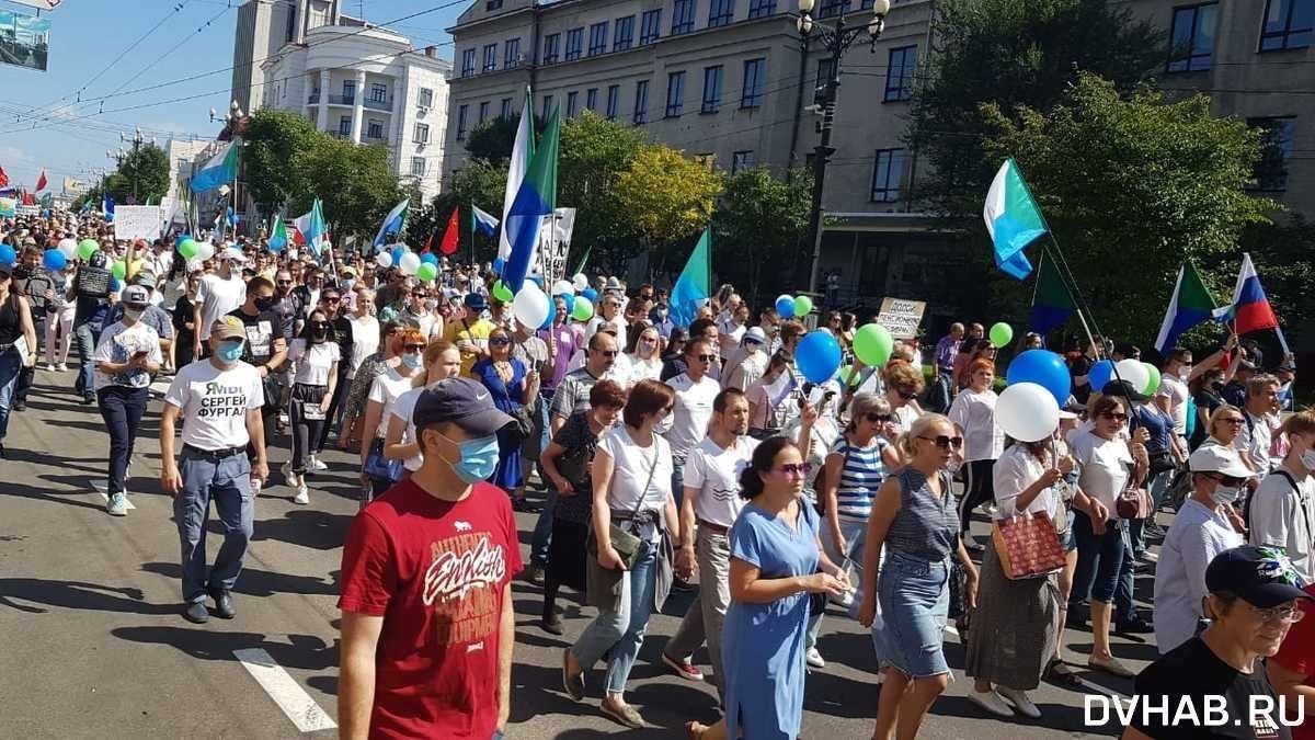 «Фургал — наш выбор»: акции протеста в Хабаровске не стихают