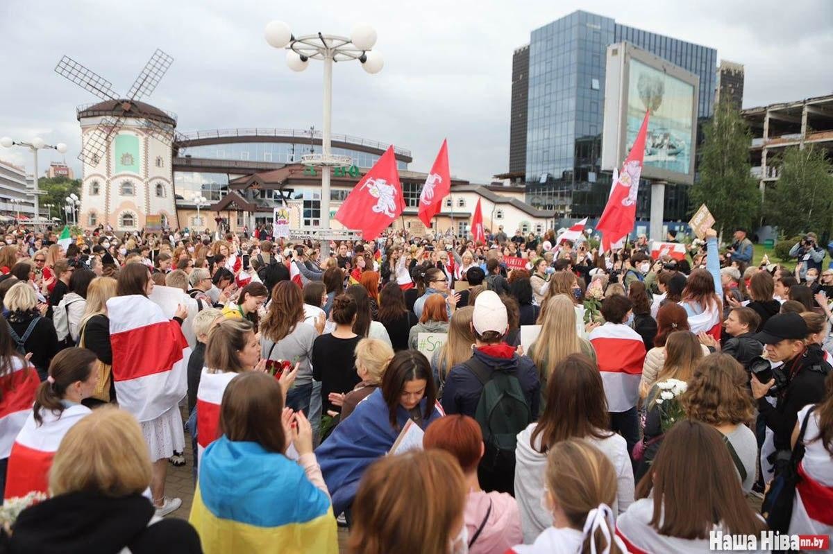 Новый «Женский марш мира» прошел в Минске