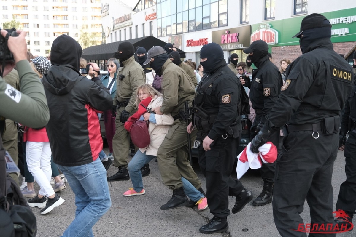 272 протестующих задержали в Минске