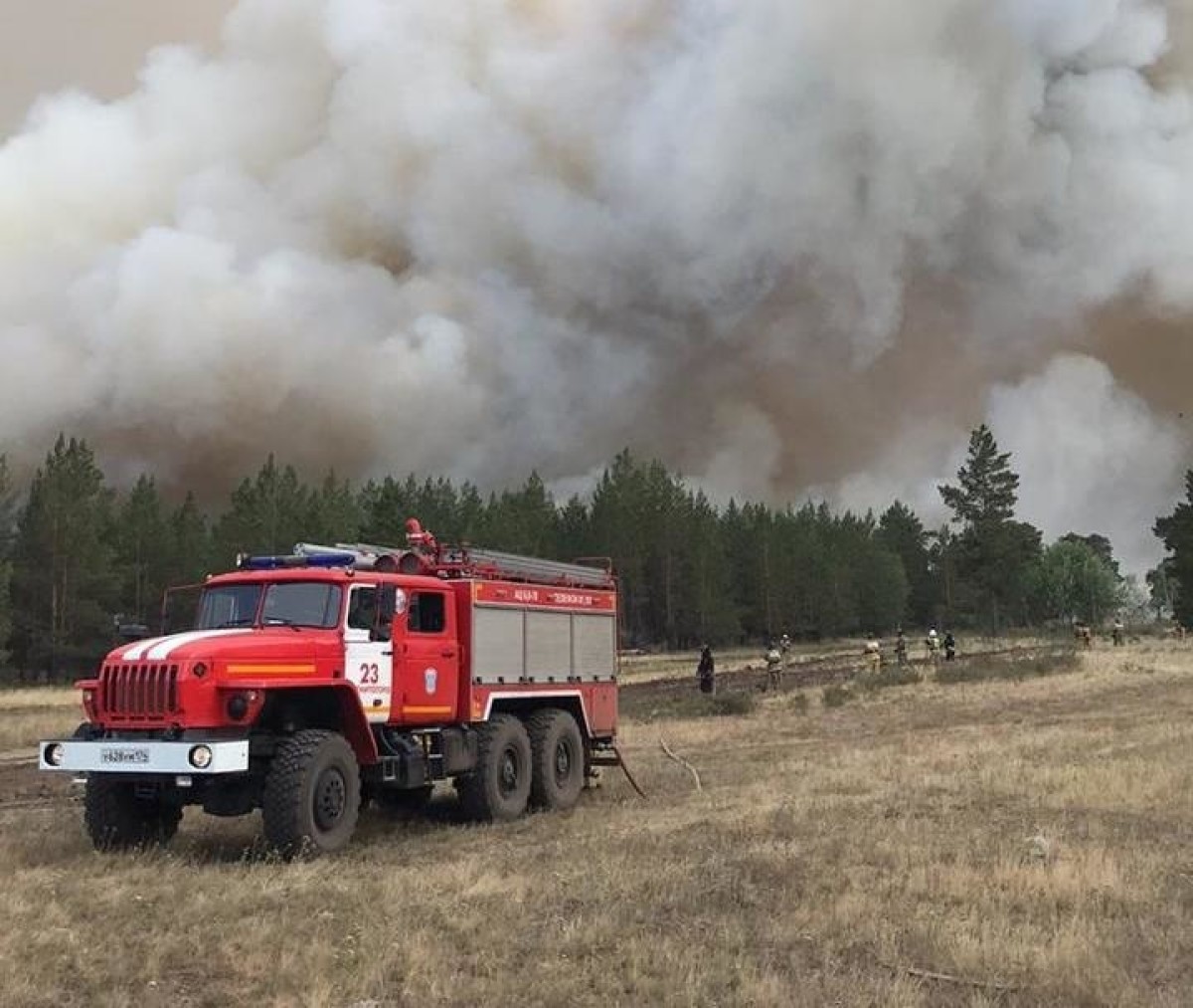 Режим чрезвычайной ситуации введен в двух районах Челябинской области из-за лесных пожаров