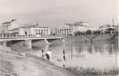 Река Миасс в Челябинске. Середина 50-х годов