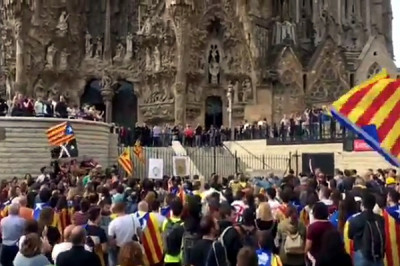 Беспорядки в Барселоне. Фото из открытых источников