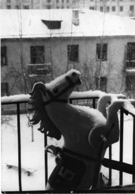 Первый снег. Конец 60-х. Фото Владимира Белковского