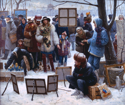 Вернисаж - картина художника Игоря Белковского