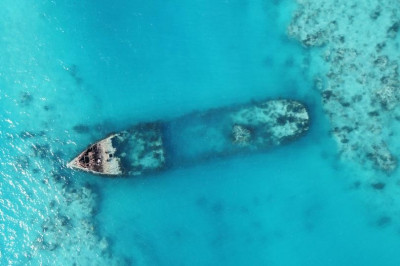 Затонувший в Бермудах корабль