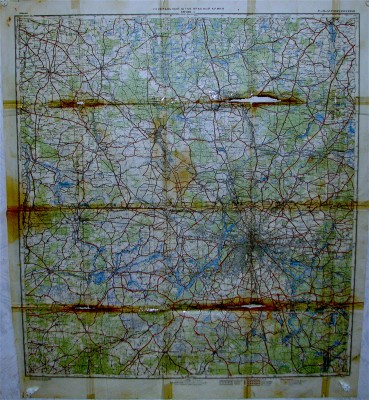 Карта Берлина 1945 года. 