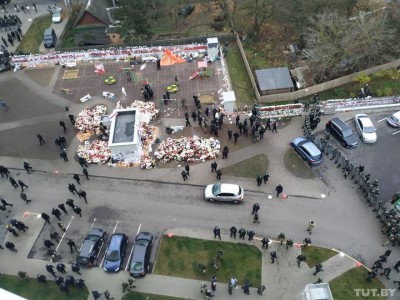 15 ноября, разгон акции протеста на «Площади перемен». Фото: tut.by