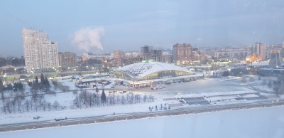 Вид на торговый центр с колеса обозрения. Фото Сергея Берзина.