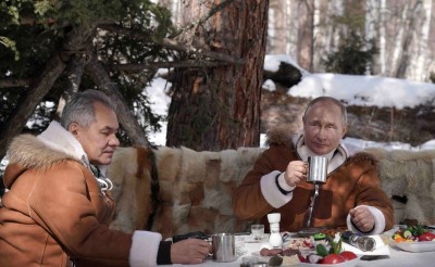 Путин в Сибири. Фото: Кремль