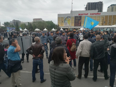 Митинг в Казахстане. Фото: Vesti.kz