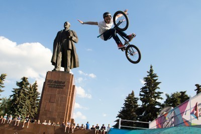 Открытие экстрим-парка в Челябинске. Фото Любови Гредюшко